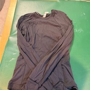 Lululemon long Sleeve Black Top